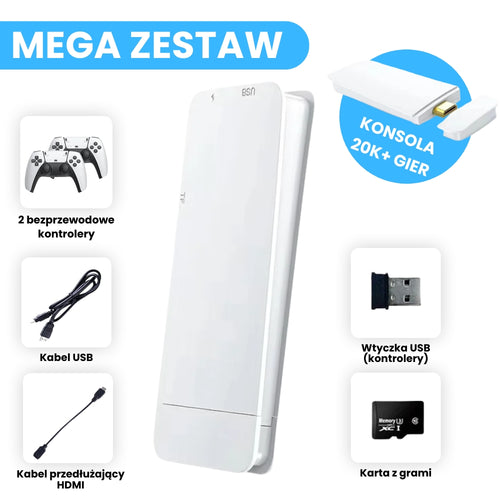 Playly™ - Konsola z 20,000 gier + 2 pady